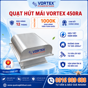 Quạt thông gió hút mái VORTEX VF-450RA