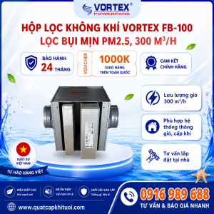 Hộp lọc không khí Filter Box Vortex FB-100 | Lọc bụi mịn PM2.5
